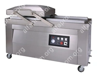 Упаковщик вакуумный Hualian HVC-610S/2A-G (DZQ-610/2SA) 220В с опцией газонаполнения (нерж. сталь)