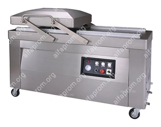 Упаковщик вакуумный Hualian HVC-610S/2A-G (DZQ-610/2SA) 220В с опцией газонаполнения (нерж. сталь)