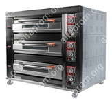 Печь хлебопекарная Miratek BK-39G + каменный под (3 яруса) + пароувлажнение