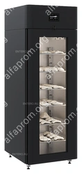 Шкаф холодильный POLAIR CS107 Bakery Br стеклянная дверь, черный, тип 2