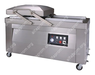 Упаковщик вакуумный Hualian HVC-610S/2A-G (DZQ-610/2SA) 220В с опцией газонаполнения (нерж. сталь)
