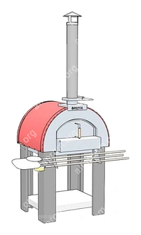 Печь для пиццы дровяная Vesta 7